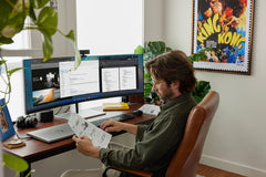 HP 715 RECHBL Multi-Dvc Bluetooth Mouse Refurbished | Bluetooth Mousepad | Compact & Ergonomic | 12M Warranty