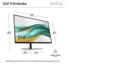 HP S5 Pro 524pf Refurbished | 23.8 inch IPS FHD Monitor | 1920x1080 | 12M Warranty