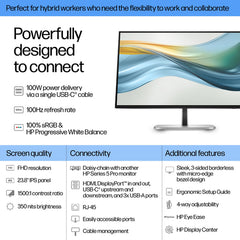 HP S5 Pro 524pu | Intel Core i5-12XXX (12th Generation) | 16 GB RAM | 23.8″ IPS FHD | 1 year Warranty