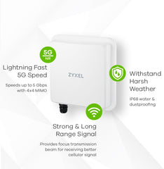 ZYXEL NWA3550 Outdoor Business WLAN Access Point | CCAGLP0370T8 | Zuverlässige Outdoor-WLAN-Lösung für geschäftliche Anwendungen