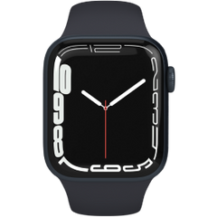 Apple Watch Series 7 45mm Stainless Steel Black Refurbished | 4G with Black Sport Band | 1-year Warranty | Accessories