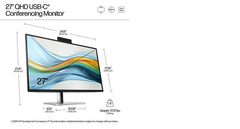 HP S5 Pro 527pm Refurbished | 27" QHD Monitor | USB-C | 2560x1440 | VESA | 12M Warranty
