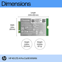HP 4G LTE-A Pro Cat16 WWAN for G11 Refurbished | 12M Garantie