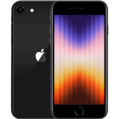 Apple iPhone SE (2022) 64GB Refurbished | Black | 1-year Warranty | Accessories
