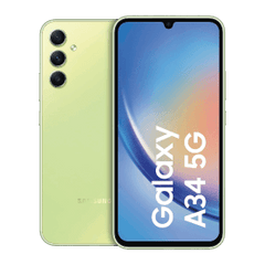 Samsung Galaxy A34 5G Refurbished | Groen | Dual SIM | 1 jaar Garantie | Accessoires