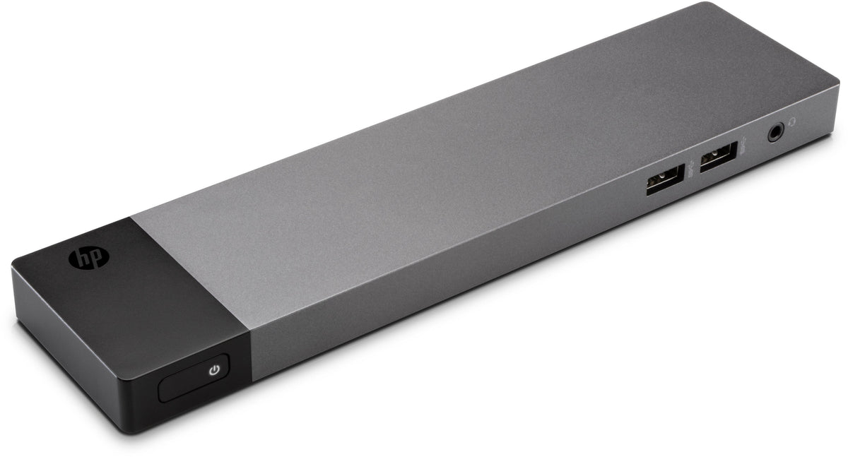 HP Elite Thunderbolt 3 Dock | Estación de acoplamiento profesional | USB-C / incluye cable Thunderbolt 3 + cargador