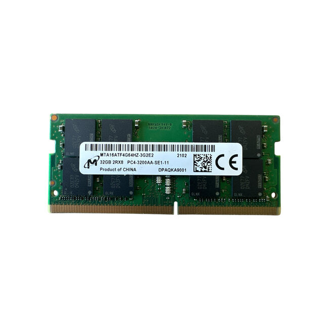 MICRON 32GB DDR4 PC4-25600 3200MHz SO-DIMM 260-pin 2Rx8 | 1 Year Warranty
