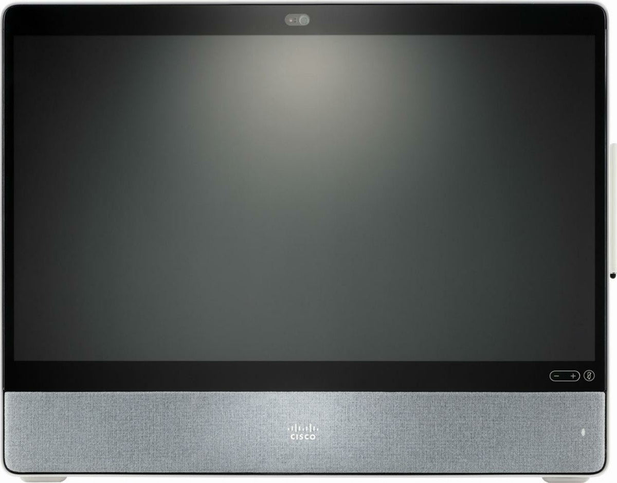 Cisco Webex Desk Pro | Pantalla táctil de colaboración 4K de 27″ | Videoconferencias mejoradas con IA | Dispositivo de espacio de trabajo todo en uno