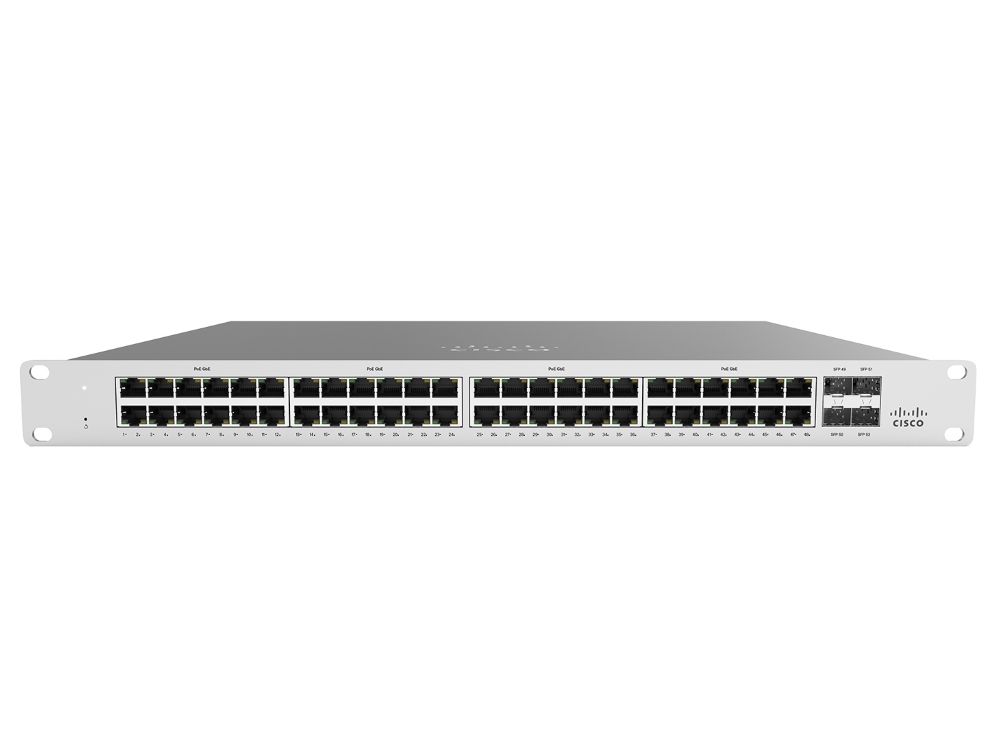 CISCO MS120-48LP | Refurbished | 48x GigE | 370W PoE | L2 Switch | 1 year Warranty