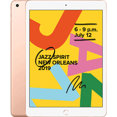 Apple iPad 2019 128 GB Refurbished | Gold | Wi-Fi + 4G | 1-year Warranty | Accessories