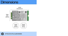 HP 4G LTE-A Pro Cat16 WWAN for G11 Refurbished | 12M Garantie