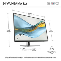 HP S5 Pro 524pn Refurbished | 24" IPS WUXGA Monitor | 1920x1200 | HDMI/DP/VESA | 12M Warranty