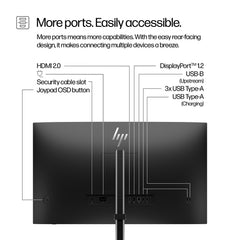 HP S5 Pro 527pq Refurbished | 27" IPS QuadHD Monitor | 2560x1440 | HDMI/DP/VESA | 12M Warranty