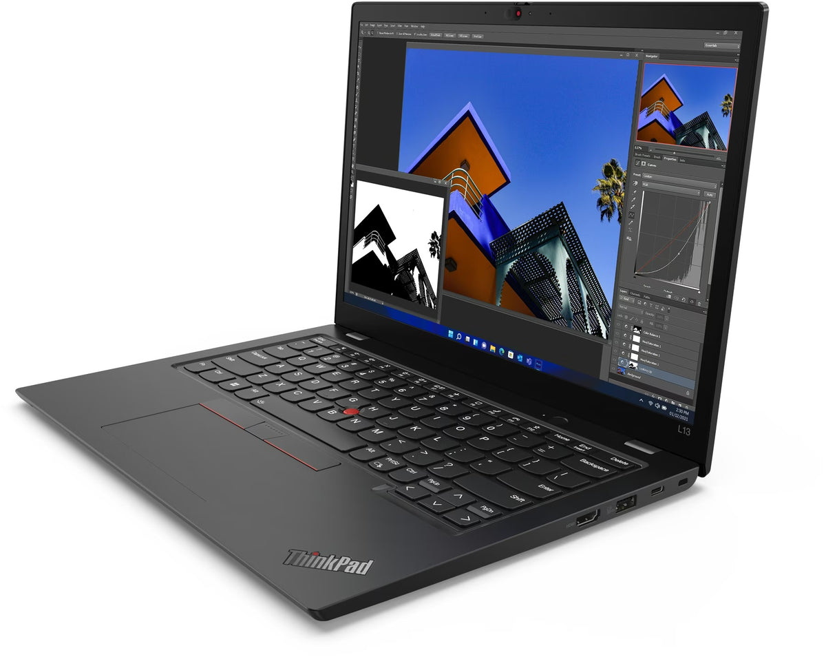 LENOVO L13 Gen 3 Refurbished | i5-1245U (12e Gen) | 16GB RAM | 256GB NVMe SSD | 13.3 inch WUXGA | Windows 11 Pro | 12M Garantie