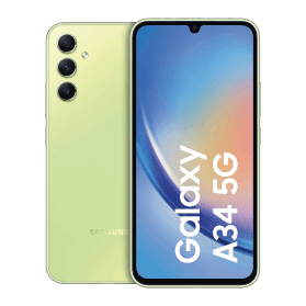 Samsung Galaxy A34 5G Refurbished | 128GB Groen | Dual-SIM | Garantie inclusief Accessoires